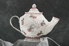 Quilling by Pat Caputo, Teapot 2004